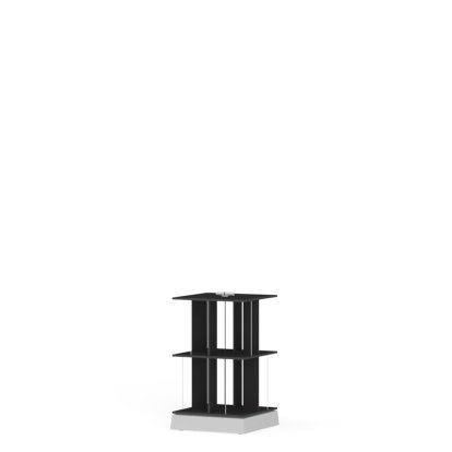 Buchstabler Shelf, 2, Bicolor black