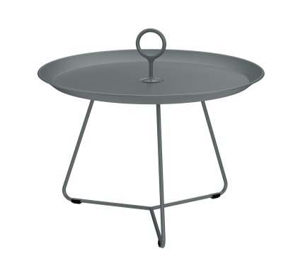 Eyelet Side Table, H 41 x Ø 57,5 cm, Dark grey