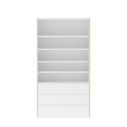 Modular Plus Shelving System, 360 mm, open front, with drawers, Base element