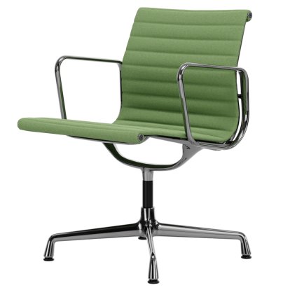 Aluminium Group EA 107 / EA 108, EA 107 - non-swivelling, Chrome-plated, Hopsak, Grass green / forest