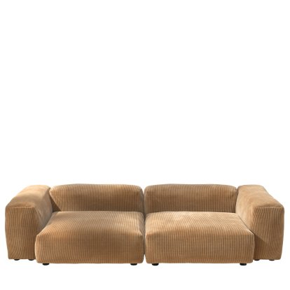 Vetsak Sofa Set 2, L, Cord velours - Camel, Without cushion