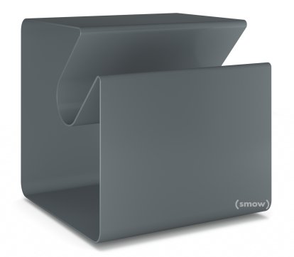 V44 Side Table, Basalt grey (RAL 7012), Glides