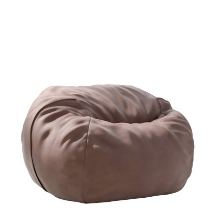Vetsak Beanbag, M (H 70 x Ø 110 cm), Leather - Stone