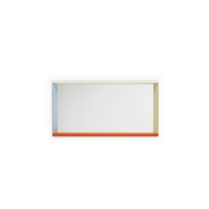 Colour Frame Mirror, Medium (48 cm x 91 cm), Blue / Orange