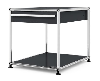 USM Haller Side Table with Drawer, Anthracite RAL 7016