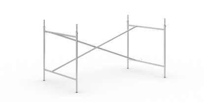 Eiermann 2 Table Frame , Silver, Vertical,  offset, 135 x 78 cm, With extension (height 72-85 cm)