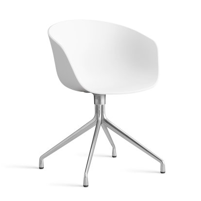 About A Chair AAC 20 Swivel Chair, White 2.0, Polished aluminium