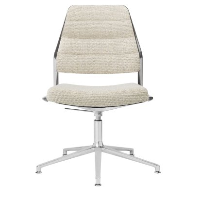 Swivel 454+ swivel chair, Fixed base, Viscose-wool mix, wavy