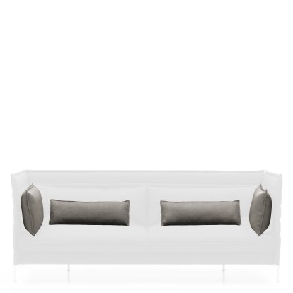 Cushion Set for Alcove Sofa, For 3-seater, Credo, Salt'n pepper