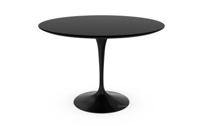 Saarinen Round Dining Table, 107 cm, Black, Fenix black