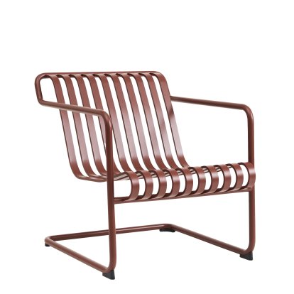 Palissade Lounge Cantilever Chair, Iron red