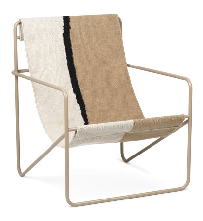 Desert Lounge Chair, Cashmere / soil
