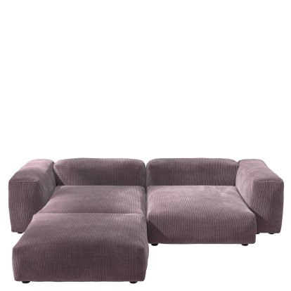 Vetsak Sofa Set 3, Cord velours - Blossom, Without cushion