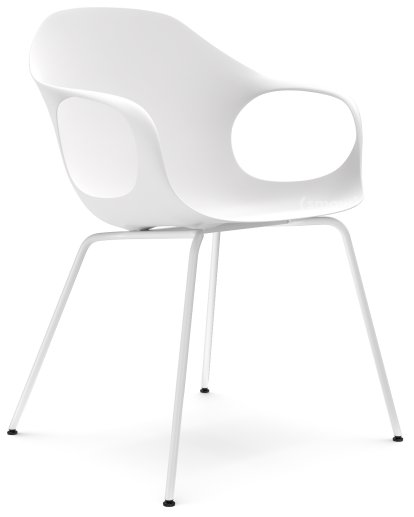 Elephant Tube, White, Steel, Shell Colour