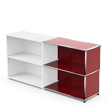 USM Haller Extension Kit Horizontal 2, USM ruby red, 35 cm