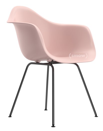 Eames Plastic Armchair RE DAX, Pale rose, Without upholstery, Without upholstery, Standard version - 43 cm, Coated basic dark