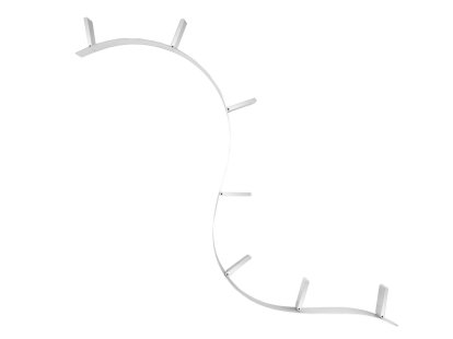 Bookworm Shelf, 7, Opaque, Aluminium