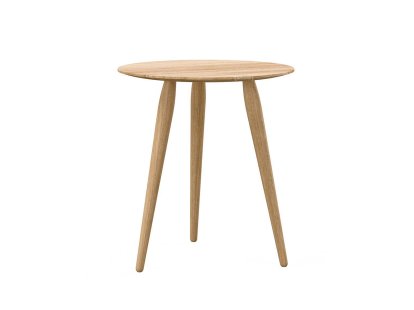 PLAYround Wood Table, Oiled oak, ø 45 cm, Oiled oak, 50 cm