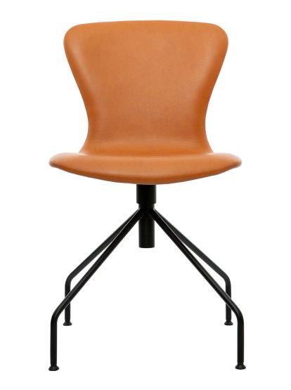 PLAYchair Swing, Without armrests, Leather cognac