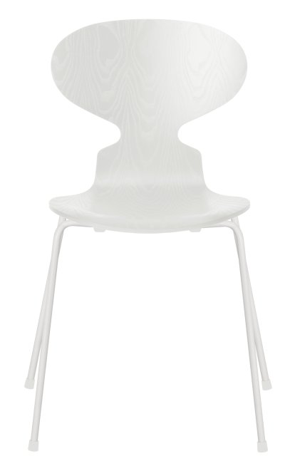Ant Chair 3101, Coloured ash, White, White