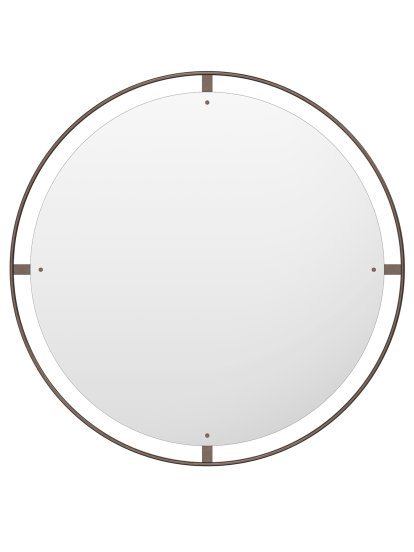 Nimbus Mirror Round, Ø 110 cm, Bronzed Brass
