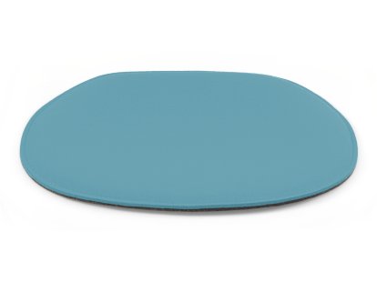 Seat Pad for Eames Side Chairs, With upholstery, Aqua