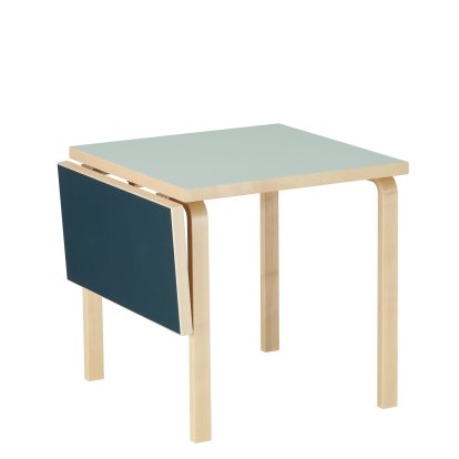 Aalto Folding Table , Lino vapour/smokey blue