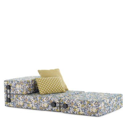 Trix Outdoor Lounger, Floral yellow