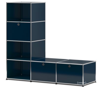 USM Haller Clothes Rack/Bench, Steel blue RAL 5011