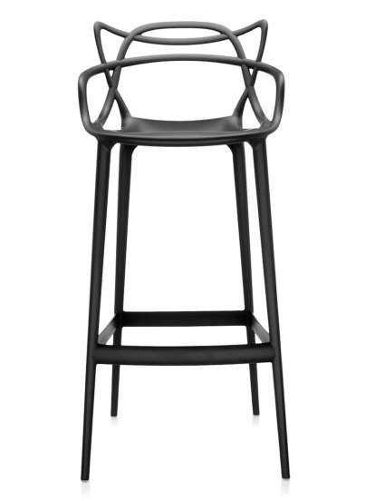 Masters Bar Stool, Black, bar version: 75 cm