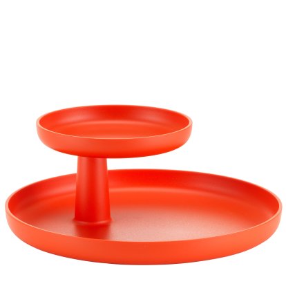 Rotary Tray, Poppy red