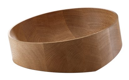 Cut Tilt Tray, Ø 27 cm, Oak