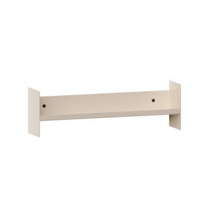 Pli Wall Shelf Slim, 45 cm, Cream white, Without hooks