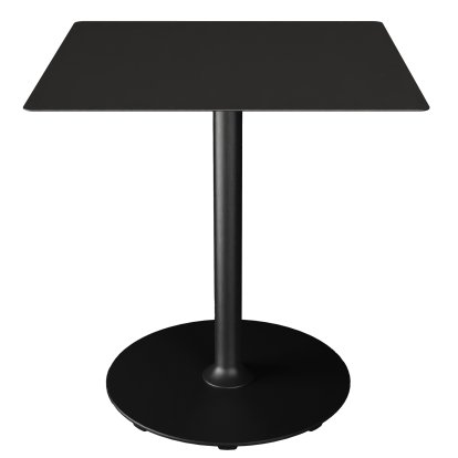 Pico Table, Black, Square (70 x 70 cm), Round