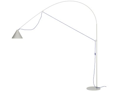 Ayno XL Floor Lamp, Silk grey, Ultramarine, 3000 K
