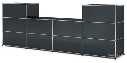 USM Haller Counter Type 3, Anthracite RAL 7016, 50 cm