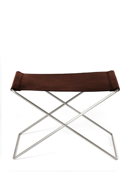 Ox Stool, Mocca, Stainless steel