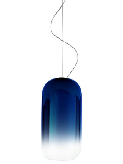 Gople Pendant Lamp, Black/blue