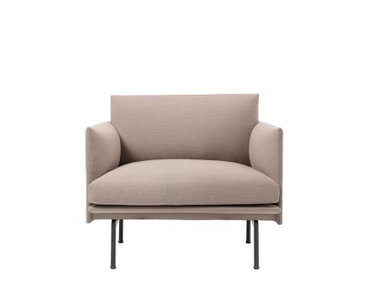 Outline Studio Chair, Fabric Fiord rose