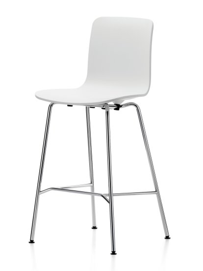 HAL RE Bar Stool, White, Bar version: 780mm