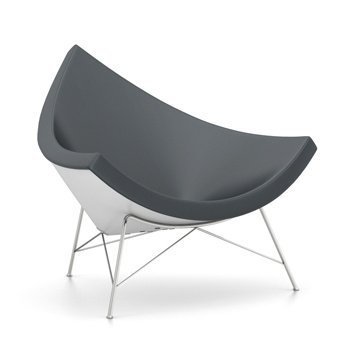 Coconut Chair, Leather (Standard), Asphalt