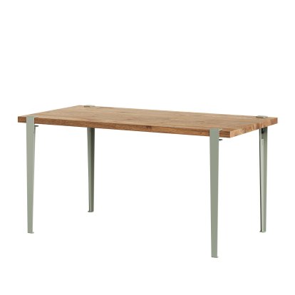 Balthazar Dining Table, Reclaimed oak, Eucalyptus grey