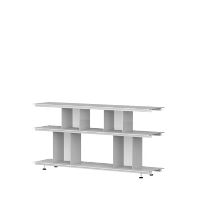Zoll D Shelf, Light grey, 140 cm, H 33 cm / H 22 cm