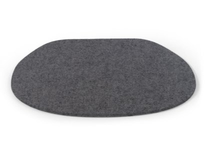 Seat Pad for Eames Side Chairs, Without upholstery, Anthracite melange