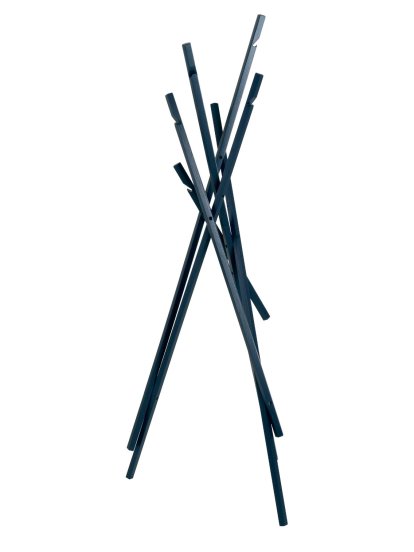 Sticks Coat Rack, Ash night blue matt