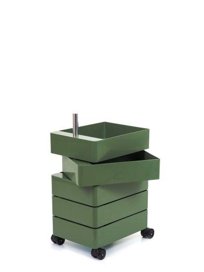 360° Container, 720 mm (5 shelves), Green