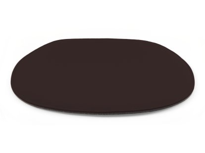 Seat Pad for Eames Side Chairs, With upholstery, Chocolate