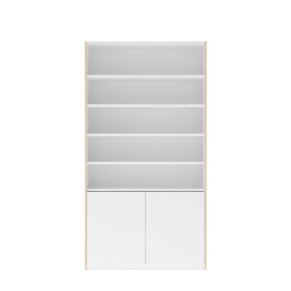 Modular Plus Shelving System, 360 mm, open front, with doors, Base element