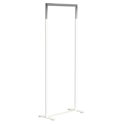 Bukto Coat Rack, White matt / polished stainless steel , 60 cm