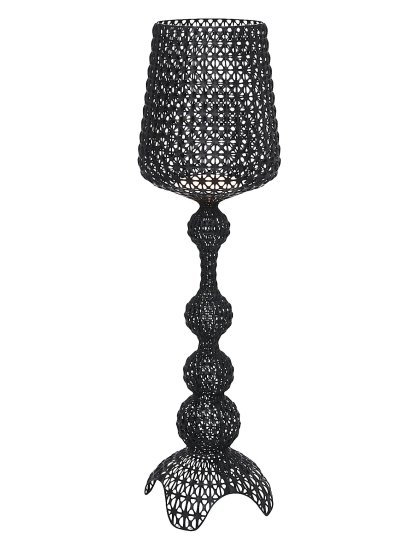 Kabuki Floor Lamp, Opaque black